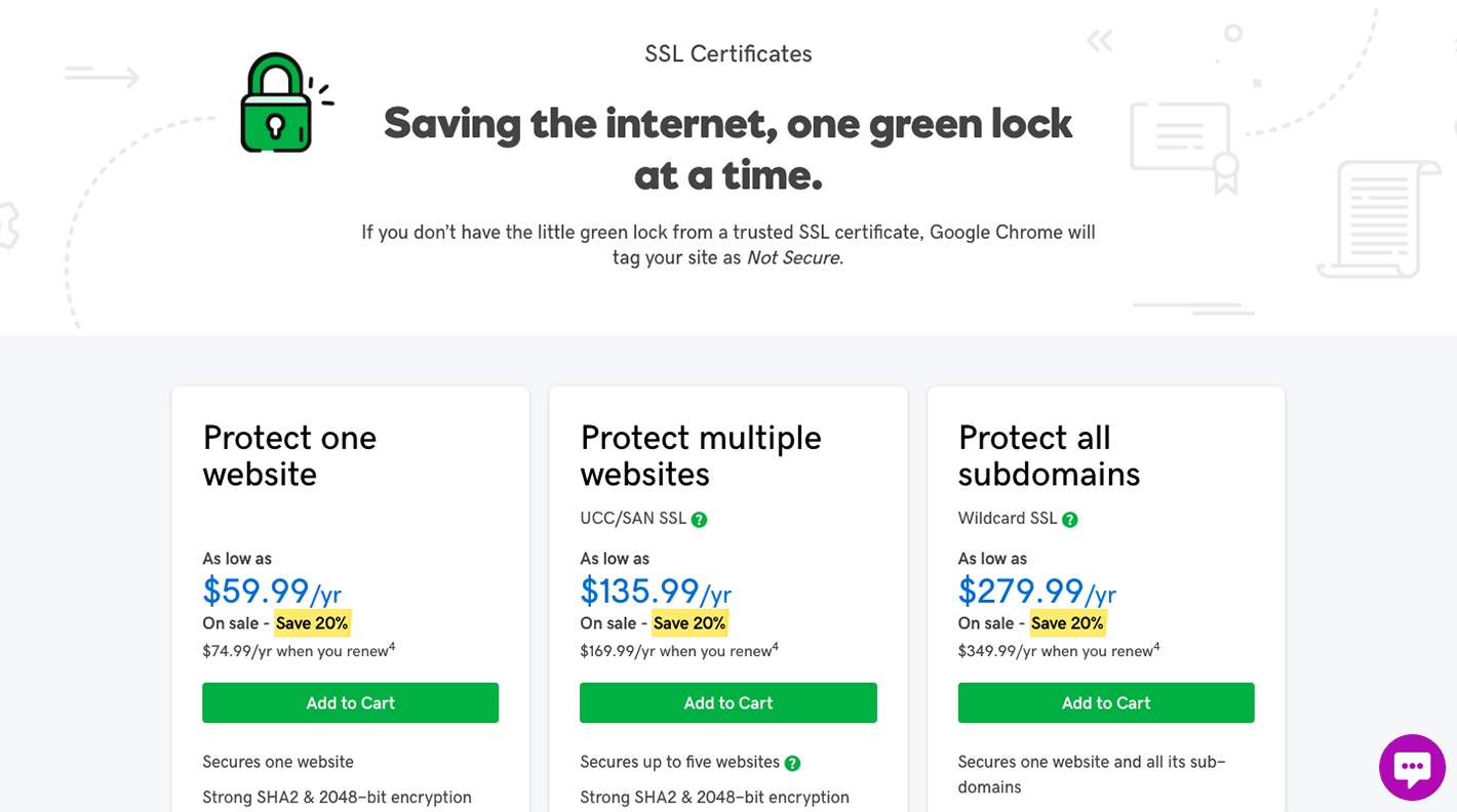 Buy a Domain and SSL Certificate For Your Website