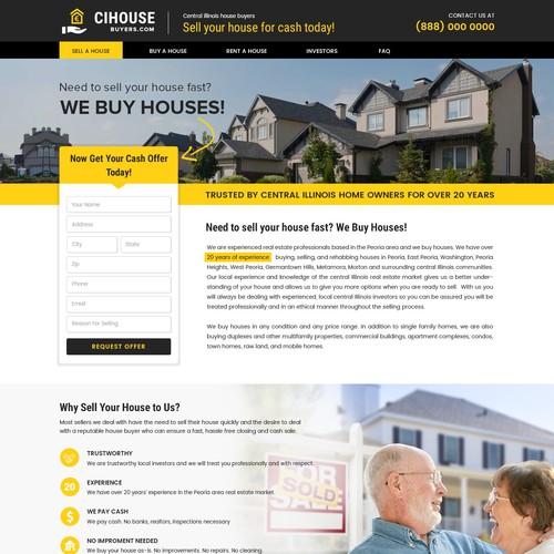 We Buy House Websites
